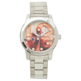 LAVE (Big Red Lettering) Horloge