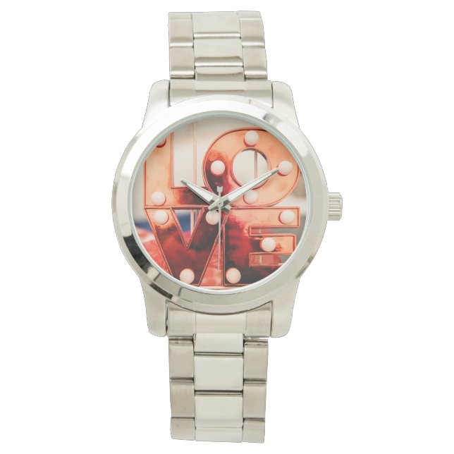 LAVE (Big Red Lettering) Horloge (Voorkant)