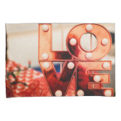 LAVE (Big Red Lettering) Kussensloop (Voorkant-Rechts)