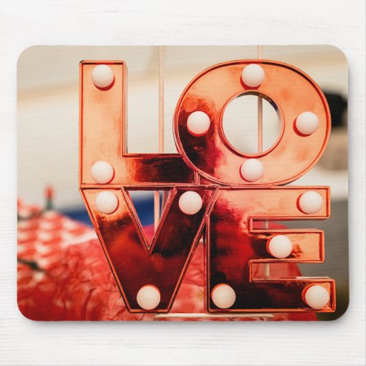 LAVE (Big Red Lettering) Muismat (Voorkant)