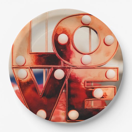 LAVE (Big Red Lettering) Papieren Bordje (Voorkant)