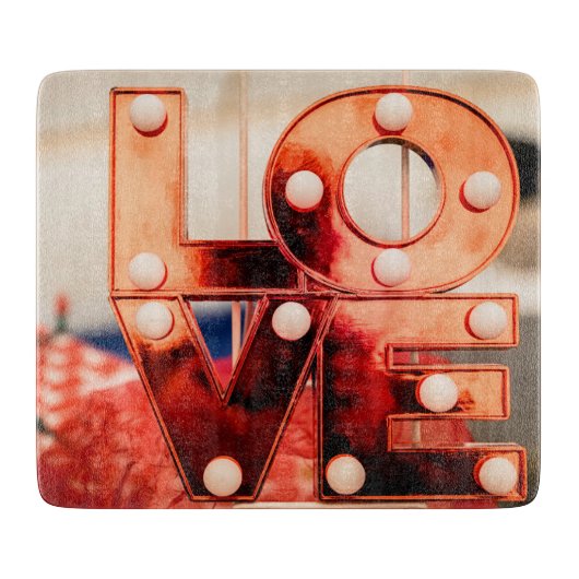 LAVE (Big Red Lettering) Snijplank (Voorkant)