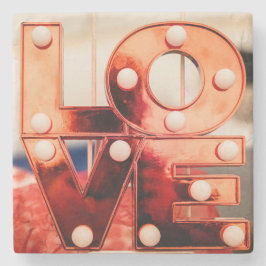 LAVE (Big Red Lettering) Stenen Onderzetter