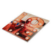 LAVE (Big Red Lettering) Tegeltje (Zijkant)