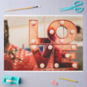 LAVE (Big Red Lettering) Tissuepapier (Craft)