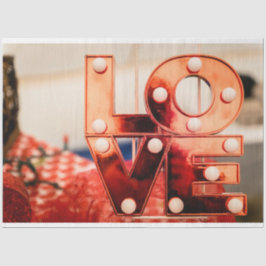 LAVE (Big Red Lettering) Tissuepapier