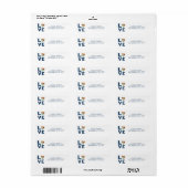 LAVE Grafisch Heart Photo Return Label (Full Sheet)