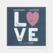 LAVE Grafisch minimalistisch lettertypemachinemach Servet (Voorkant)