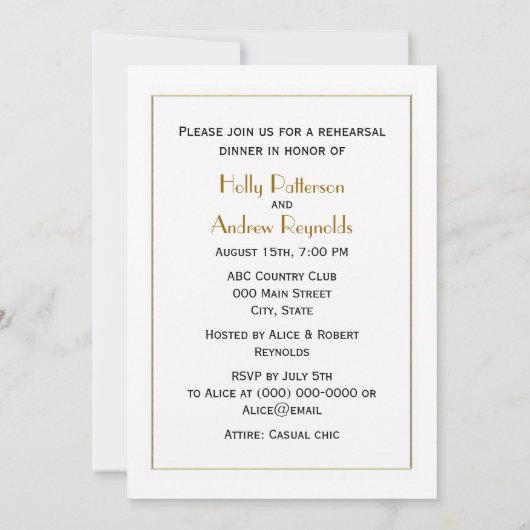 LAVE grafische tekst - Faux Gold Kaart (Achterkant)