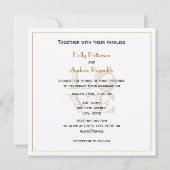 LAVE grafische tekst - Faux Gold Kaart (Achterkant)