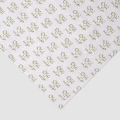 LAVE grafische tekst - Faux Gold Tissuepapier (Detail)