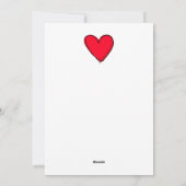 LAVE IS DE NIEUWE ZWARTE Kaart - Valentijnsdag (Achterkant)