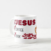LAVE JESUS LIVE COFFEE LIVE LAADING Christelijk Koffiemok (Voorkant links)