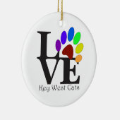 LAVE Key West Cats Keramisch Ornament (Rechts)