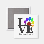 LAVE Key West Cats Magnet (Voorkant / Achterkant)