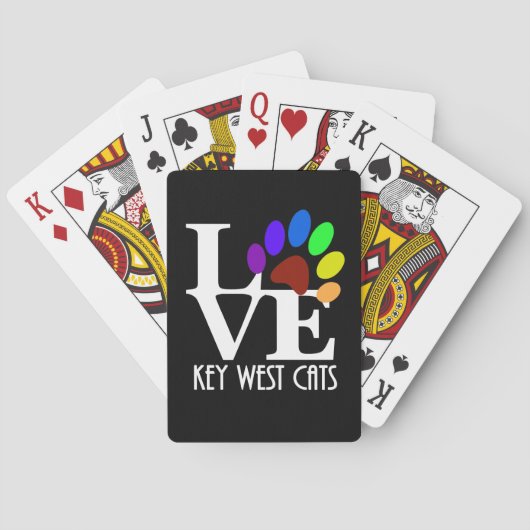LAVE Key West Cats Pokerkaarten (Achterkant)