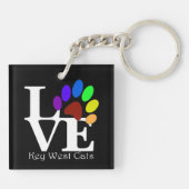LAVE Key West Cats Sleutelhanger (Achterkant)