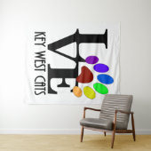 LAVE Key West Cats Wandkleed (In Situ (horizontaal))