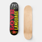 LAVE TAAL Skateboard (Voorkant)
