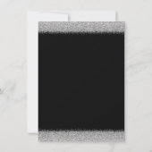 Lavend Paarse Zwart Zilver Etnisch Meisje Baby sho Kaart (Achterkant)