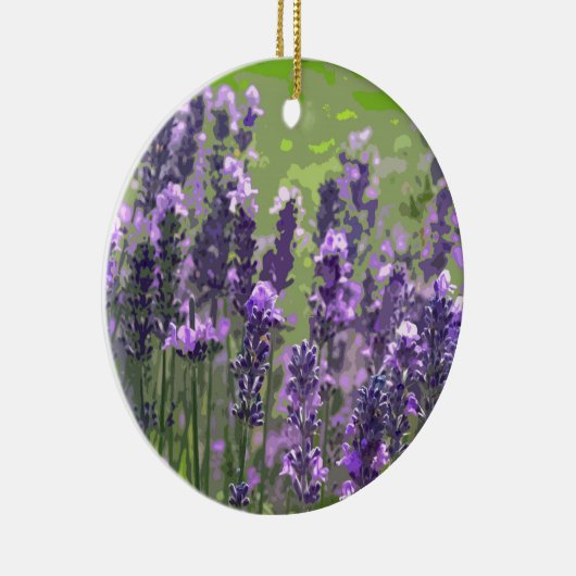 LAVENDAR 1 KERAMISCH ORNAMENT (Rechts)