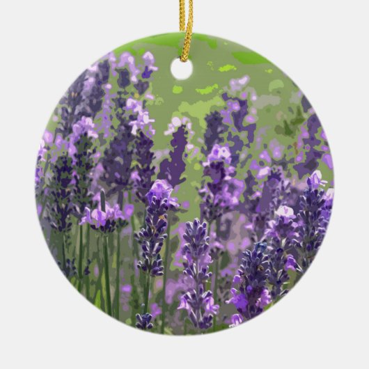 LAVENDAR 1 KERAMISCH ORNAMENT (Voorkant)