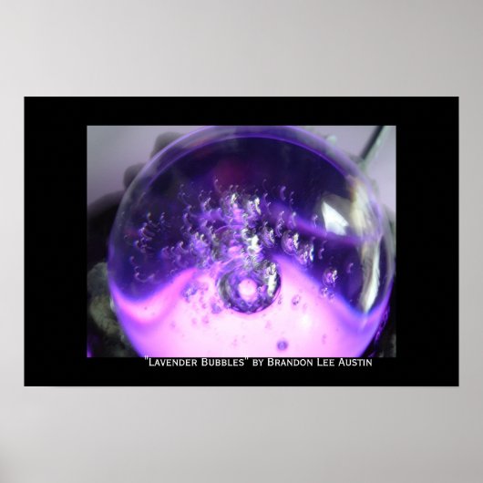 Lavendar Bubbles Poster (Voorkant)