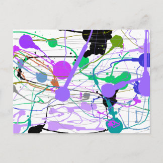 Lavendar Carousell Briefkaart