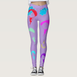 lavendar Colorful Pixie Leggings