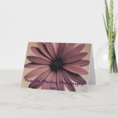 Lavendar Daisy Kaart (Achterkant)