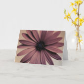 Lavendar Daisy Kaart (Gele Bloem)