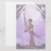 Lavendar Dreams Fairy Stationery Briefpapier (Voorkant / Achterkant)