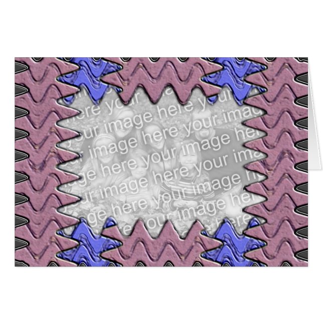 Lavendar en Blue Photo Lijst (Voorkant Horizontaal)