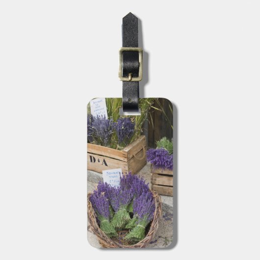 Lavendar for sale, Provence, Frankrijk Bagagelabel (Voorkant verticaal)