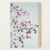 Lavendar Gekleurde Bloemen Huwelijk 1-afbeelding Planner (Achterkant)