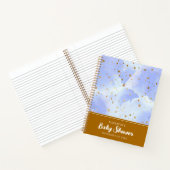 Lavendar Golden Star | BABY SHOWER Notitieboek (Binnen)