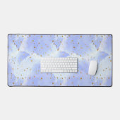 Lavendar gouden ster patroon bureaumat (Keyboard & Muis)