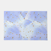 Lavendar gouden ster patroon deurmat (Voorkant)