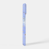 Lavendar gouden ster patroon iPhone 15 case (Rechterkant)