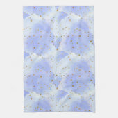 Lavendar gouden ster patroon theedoek (Verticaal)