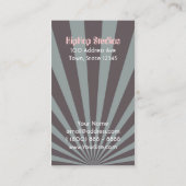 Lavendar Hip Hop Headphones Business Card Template Visitekaartje (Achterkant)