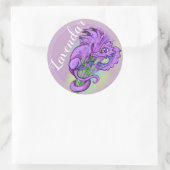 Lavendar ~ lil drakentuin sticker labels (Tas)
