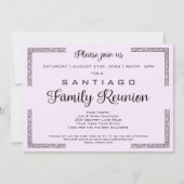 Lavendar of een uitnodiging voor een kleurenfamili (Voorkant)