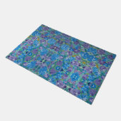 Lavendar Rozen Bloemen Outdoor Mat (Schuin)