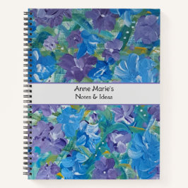 Lavendar Rozen gepersonaliseerd Notitieboek