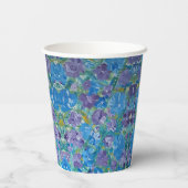 Lavendar Rozen papieren bekers (Achterkant)