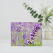Lavendar · RSVP-Briefkaart Uitnodiging Briefkaart (Staand voorkant)