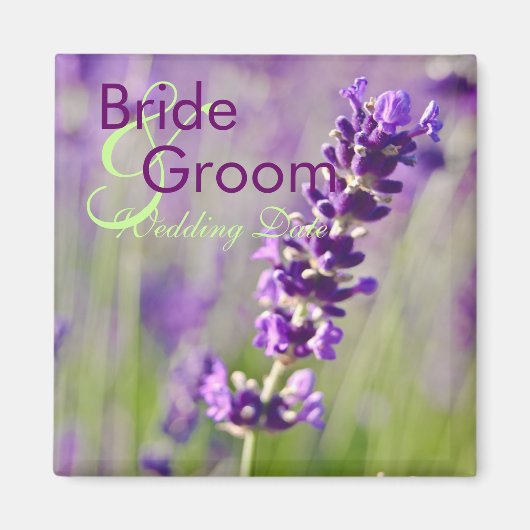 Lavendar · Save the Date Magnet (Voorkant)