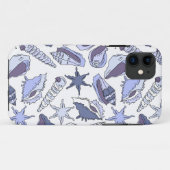 Lavendar Seashells Case-Mate iPhone Case (Achterkant (horizontaal))