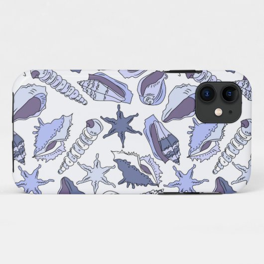 Lavendar Seashells Case-Mate iPhone Case (Achterkant (horizontaal))